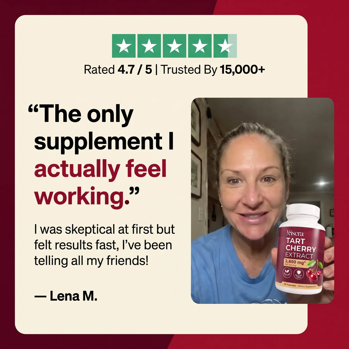 Kisera® Joint Soothing Tart Cherry Extract